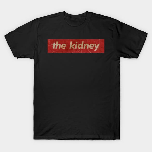 THE KIDNEY - SIMPLE RED VINTAGE T-Shirt by GLOBALARTWORD